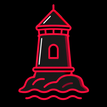 Firmenwebsites in Bautzen – stilisiertes Stadt-Icon mit der Alten Wasserkunst und angedeuteter Spree-Linie