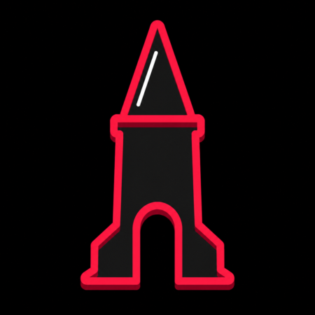 Reduziertes Icon des Berliner Torturms für Firmenwebsites in Burg