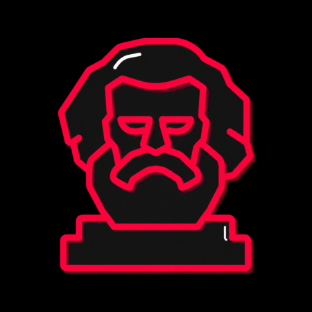 Firmenwebsites in Chemnitz – stilisiertes Stadt-Icon mit dem Karl-Marx-Monument