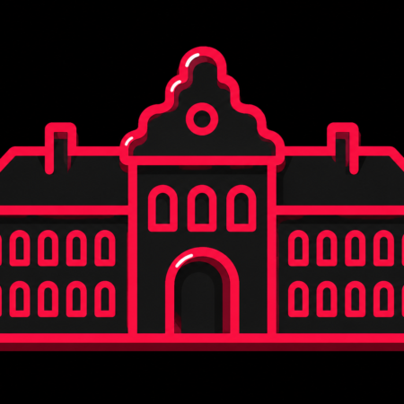 Reduziertes Icon von Schloss Coswig für Firmenwebsites in Coswig