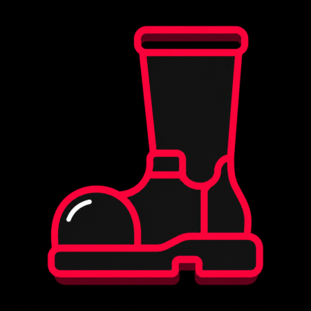 Firmenwebsites in Döbeln – stilisiertes Stadt-Icon mit dem Döbelner Riesenstiefel
