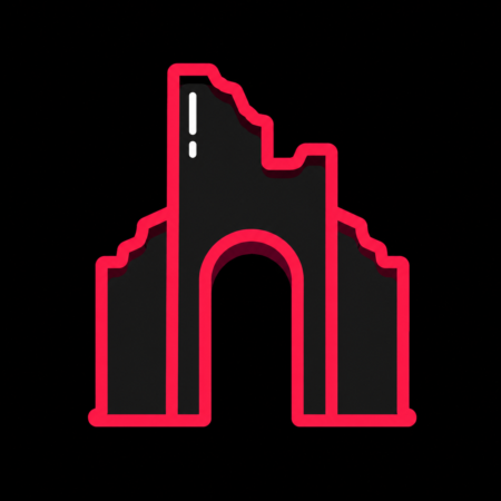 Firmenwebsites in Frankenthal (Pfalz) – stilisiertes Stadt-Icon mit der Erkenbertruine