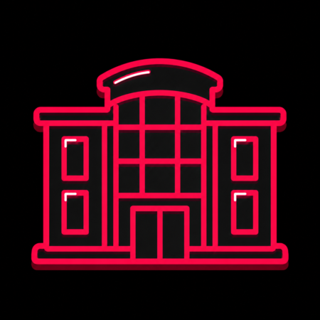 Stadt-Icon für Firmenwebsites in Garbsen mit stilisiertem Rathaus Garbsen