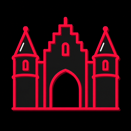 Reduziertes Icon des Salzwedeler Tors für Firmenwebsites in Gardelegen