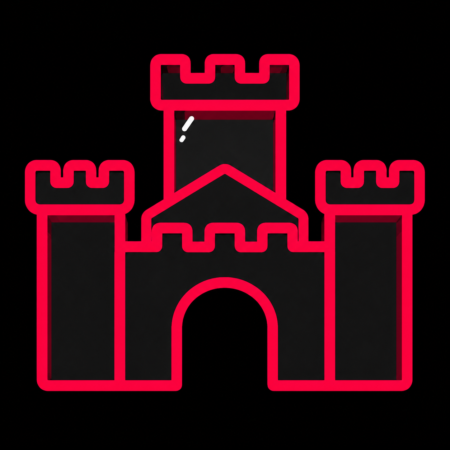 Firmenwebsites in Geestland – stilisiertes Stadt-Icon mit der Burg Bederkesa und markantem Torbogen