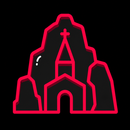 Firmenwebsites in Idar-Oberstein – stilisiertes Stadt-Icon mit der Felsenkirche Idar-Oberstein