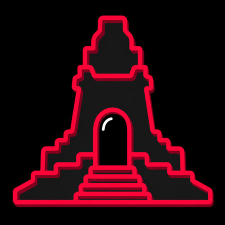 Firmenwebsites in Leipzig – stilisiertes Stadt-Icon mit dem Völkerschlachtdenkmal