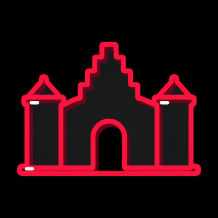 Stadt-Icon für Firmenwebsites in Neustadt am Rübenberge mit stilisiertem Schloss Landestrost