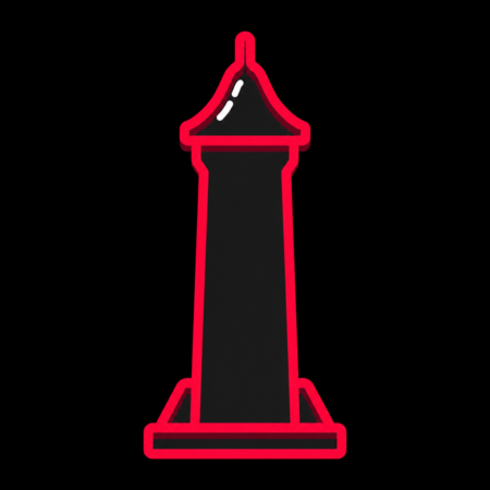 Firmenwebsites in Osterholz-Scharmbeck – stilisiertes Stadt-Icon mit dem historischen Schlauchturm am Scharmbecker Marktplatz
