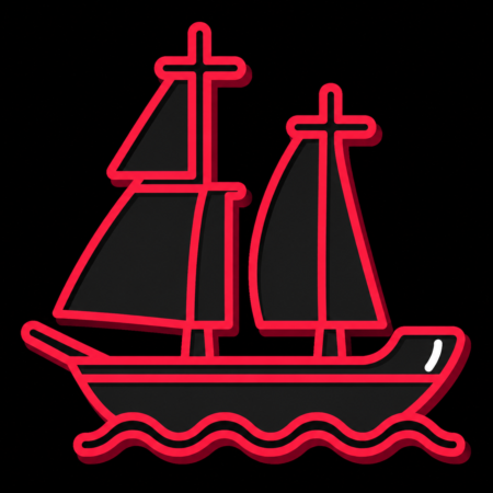 Stadt-Icon für Firmenwebsites in Papenburg mit stilisierter Brigg Friederike