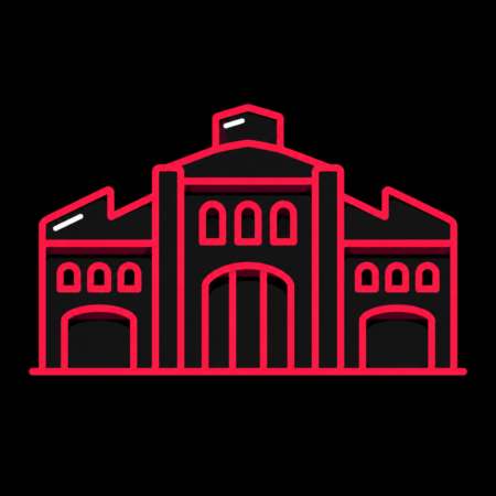 Firmenwebsites in Pirmasens – stilisiertes Stadt-Icon mit dem Rheinberger-Gebäude und Dynamikum