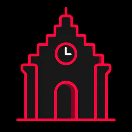 Firmenwebsites in Plauen – stilisiertes Stadt-Icon mit dem Alten Rathaus und markantem Renaissancegiebel