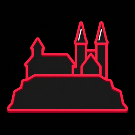 Reduziertes Icon des Stiftsbergs für Firmenwebsites in Quedlinburg