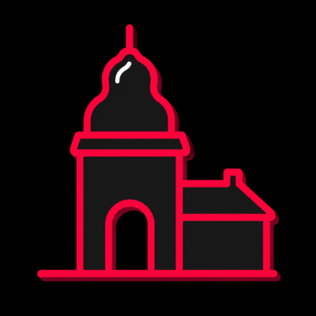 Firmenwebsites in Radeberg – stilisiertes Stadt-Icon mit Schloss Klippenstein und seinem markanten Turm