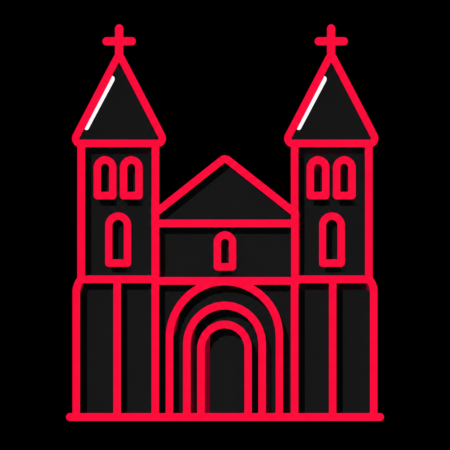 Firmenwebsites in Speyer – stilisiertes Stadt-Icon mit dem Kaiserdom zu Speyer
