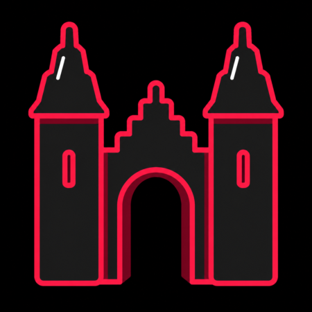 Reduziertes Stadt-Icon des Uenglinger Tors für Firmenwebsites in Stendal