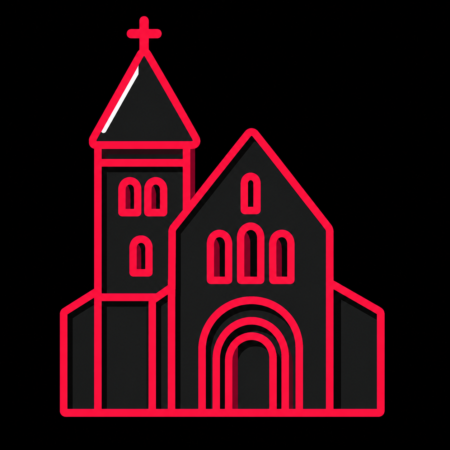 Firmenwebsites in Verden (Aller) – stilisiertes Stadt-Icon mit dem Verdener Dom St. Maria und Cäcilia