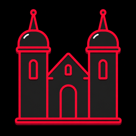 Firmenwebsites in Walsrode – stilisiertes Stadt-Icon mit der Klosterkirche und ihren zwei Rundtürmen