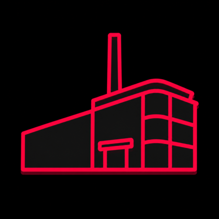 Firmenwebsites in Alfeld (Leine) – minimalistisches Stadt-Icon des Fagus-Werks in Alfeld