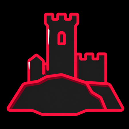Firmenwebsites in Bad Blankenburg – Stadt-Icon mit Burg Greifenstein und ihrem markanten Bergfried.