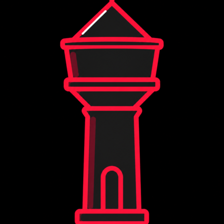 Firmenwebsites in Bad Köstritz – Stadt-Icon mit dem markanten Köstritzer Wasserturm und seiner charakteristischen Turmsilhouette.