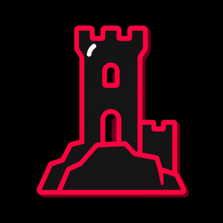 Firmenwebsites in Bad Lobenstein – Stadt-Icon mit dem Alten Turm der Burg Lobenstein auf einem markanten Felssockel.
