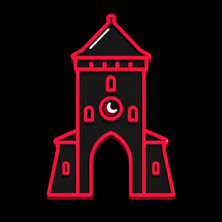 Firmenwebsites in Bad Schmiedeberg – stilisiertes Stadt-Icon mit dem historischen Au-Tor als Wahrzeichen.