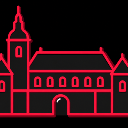 Firmenwebsites in Ballenstedt – stilisiertes Stadt-Icon mit dem Residenzschloss Ballenstedt als Wahrzeichen.