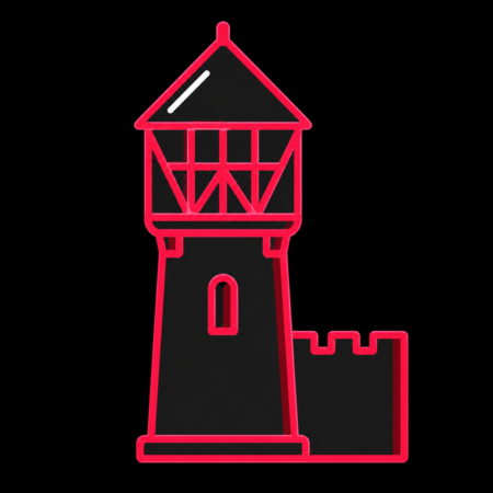Firmenwebsites in Barby – stilisiertes Stadt-Icon mit dem Prinzeßchen an der historischen Stadtmauer als Wahrzeichen.