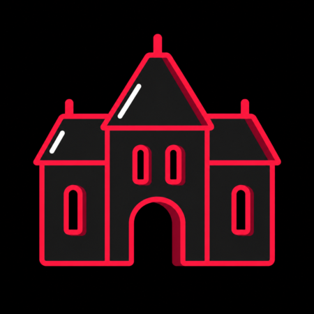 Firmenwebsites in Bremervörde – minimalistisches Stadt-Icon des Bachmann-Museums in Bremervörde