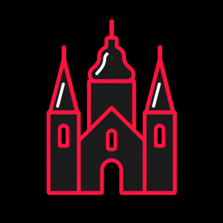 Firmenwebsites in Damme – minimalistisches Stadt-Icon von St. Viktor, dem Dammer Dom