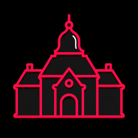 Firmenwebsites in Dippoldiswalde – minimalistisches Stadt-Icon des Schlosses Dippoldiswalde