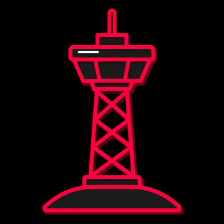 Firmenwebsites in Eibenstock – stilisiertes Stadt-Icon mit dem Aussichtsturm „Glück auf!“ als Wahrzeichen.