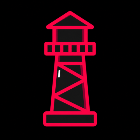 Firmenwebsites in Gerbstedt – stilisiertes Stadt-Icon mit dem Aussichtsturm im Schlosspark als Wahrzeichen.