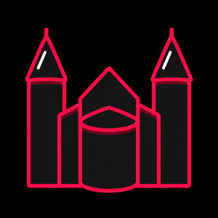 Firmenwebsites in Gernrode – Stadt-Icon mit der Stiftskirche St. Cyriakus und ihren markanten Doppeltürmen.