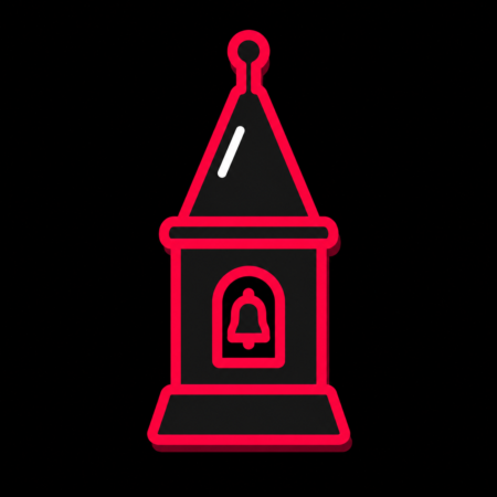 Firmenwebsites in Großbreitenbach – Stadt-Icon mit dem Glockenturm St. Johannis und seinem markanten Spitzdach.