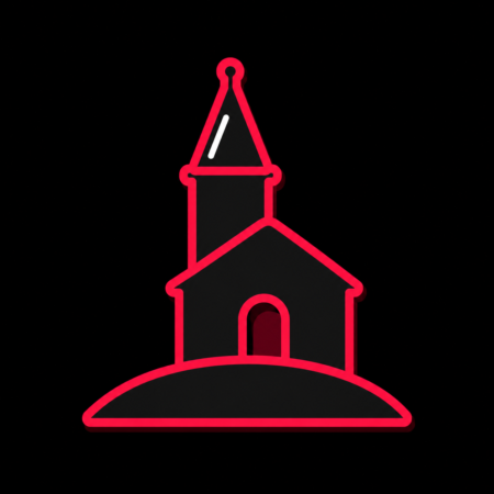 Firmenwebsites in Gründau – Stadt-Icon der Bergkirche Niedergründau auf dem Hügel