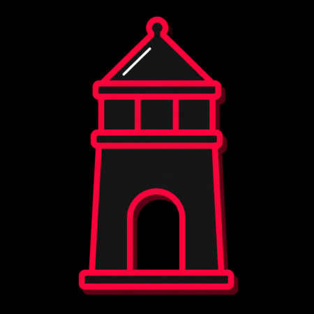 Firmenwebsites in Helmstedt – Stadt-Icon des Hausmannsturms mit markantem Dach und großem Torbogen
