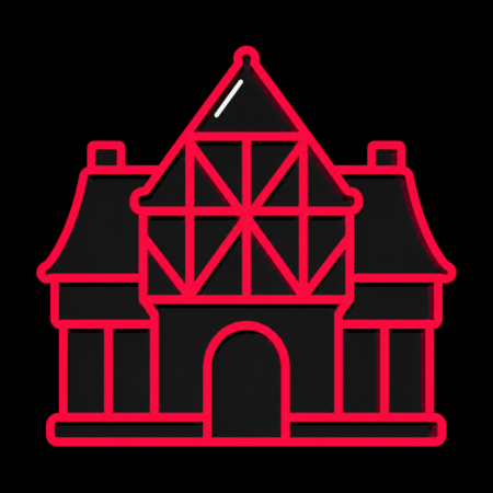 Neon-Stadt-Icon der Hohen Schule für Firmenwebsites in Herborn