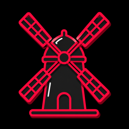 Firmenwebsites in Klütz – Stadt-Icon der Klützer Mühle mit vier markanten Flügeln