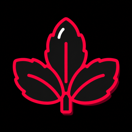 Firmenwebsites in Kölleda – Stadt-Icon mit einer stilisierten Pfefferminzpflanze als Symbol der Pfefferminzstadt.