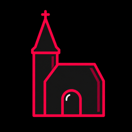 Firmenwebsites in Könnern – stilisiertes Stadt-Icon mit einem markanten historischen Wahrzeichen der Stadt.