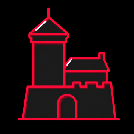 Firmenwebsites in Kranichfeld – Stadt-Icon mit dem markanten Oberschloss Kranichfeld und seiner charakteristischen Burgsilhouette.