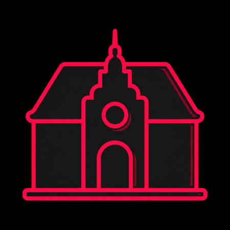 Firmenwebsites in Markneukirchen – stilisiertes Stadt-Icon mit dem Paulus-Schlössel als Wahrzeichen.
