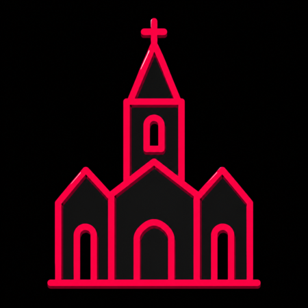 Minimalistisches Icon des Meldorfer Doms für Firmenwebsites in Meldorf.