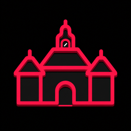 Firmenwebsites in Neustadt in Sachsen – minimalistisches Stadt-Icon von Schloss Langburkersdorf