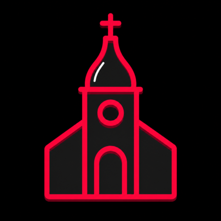 Firmenwebsites in Norden – Stadt-Icon der Ludgeri-Kirche Norden mit markanter Turmhaube und großem Rundbogen
