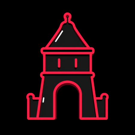 Firmenwebsites in Quakenbrück – minimalistisches Stadt-Icon des Hohen Tors in Quakenbrück