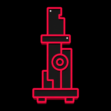 Neon-Stadt-Icon der Säulenskulptur an der El-Lissitzky-Allee für Firmenwebsites in Schwalbach am Taunus