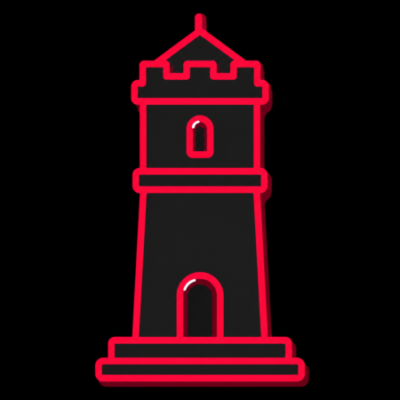 Firmenwebsites in Schwarzatal – Stadt-Icon mit dem markanten Fröbelturm bei Oberweißbach und seiner charakteristischen Turmsilhouette.